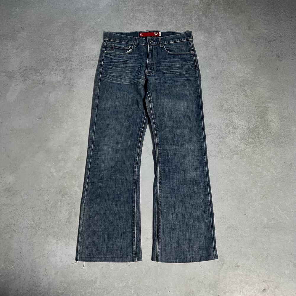 Guess Jeans USA Relaxed Bootcut Men’s Size 32x32 Jeans Bare Flare Dark Denim
